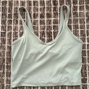 lululemon athletica Light Green Tank Top